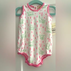 The Beaufort Bonnet Payton Play Bubble Romper (Puppy Pawty)